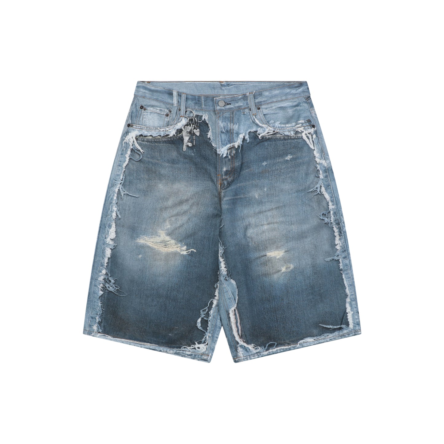 Acne Studios Distressed Denim Shorts