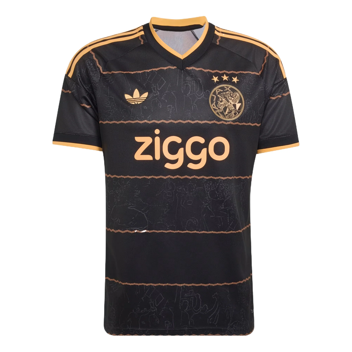 adidas Ajax Amsterdam 2026-27 Away Jersey - Black / Hazy Orange JZ4693