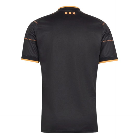 adidas Ajax Amsterdam 2026-27 Away Jersey - Black / Hazy Orange JZ4693