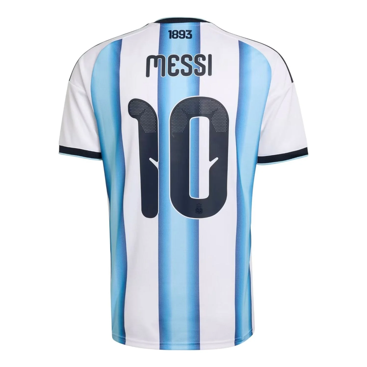adidas Lionel Messi Argentina 2026 Home Jersey, White/Icey Blue/Light Blue, Asia Sizing KA8117
