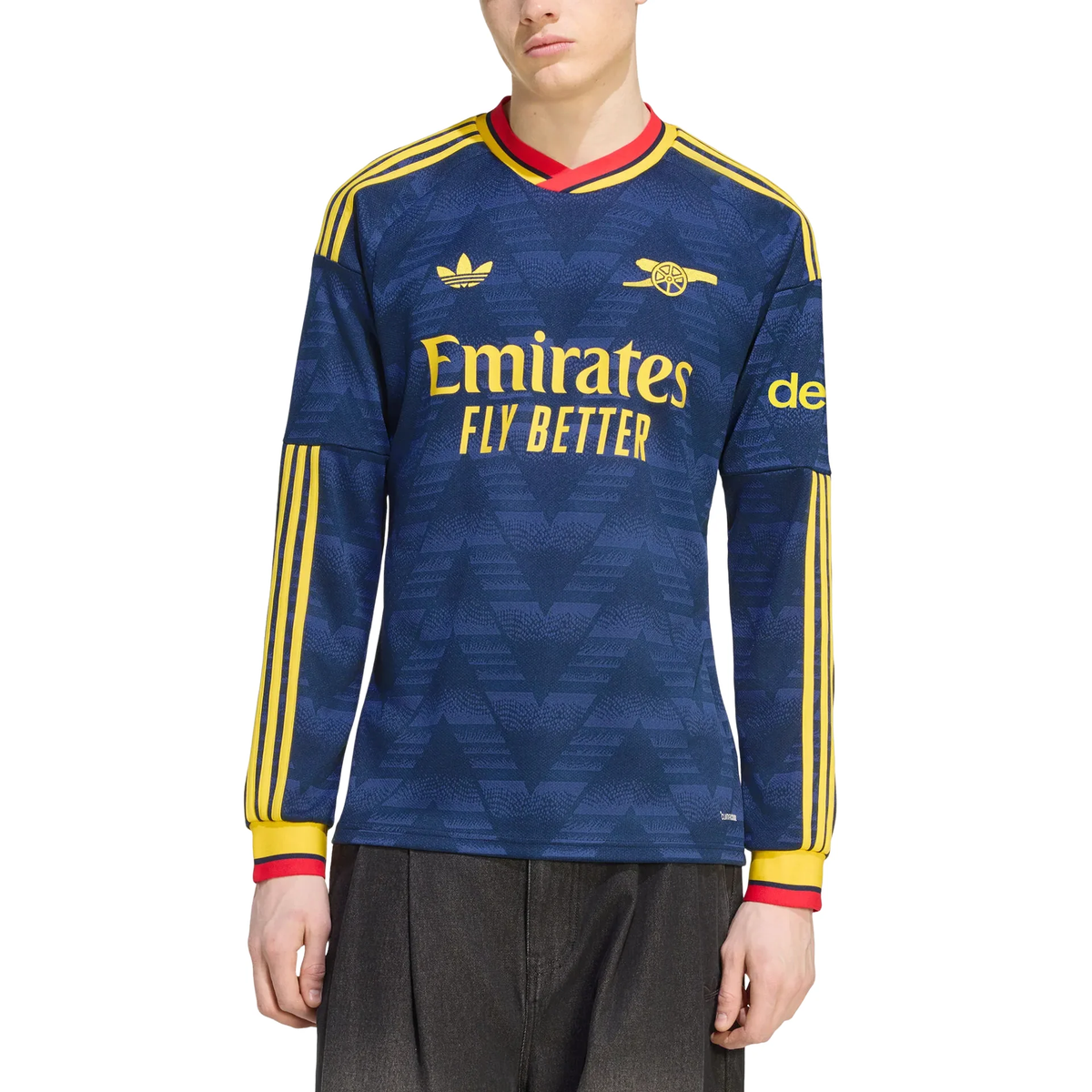 adidas Arsenal FC 2026-27 Long-Sleeve Away Jersey - Collegiate Navy KB9938