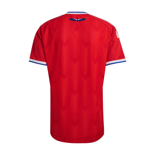 adidas Chile 26 Home Authentic Jersey, Active Red, Asia Sizing KC6080