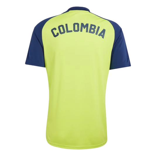 adidas Colombia 26 Away Pre-Match Jersey, Team Semi Sol Yellow, Asia Sizing JZ6239