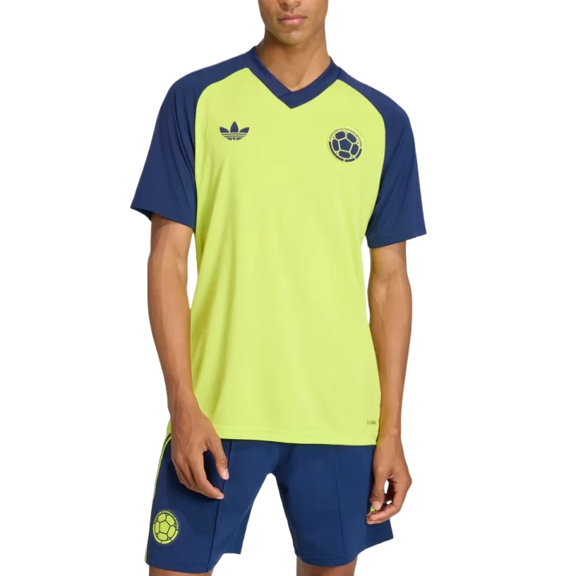 adidas Colombia 26 Away Pre-Match Jersey, Team Semi Sol Yellow, Asia Sizing JZ6239