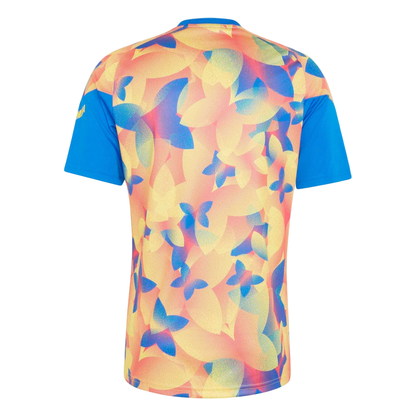 adidas Colombia 26 Home Pre-Match Jersey, Glow Blue/Semi Lucid Red/Impact Yellow, Asia Sizing JZ6238