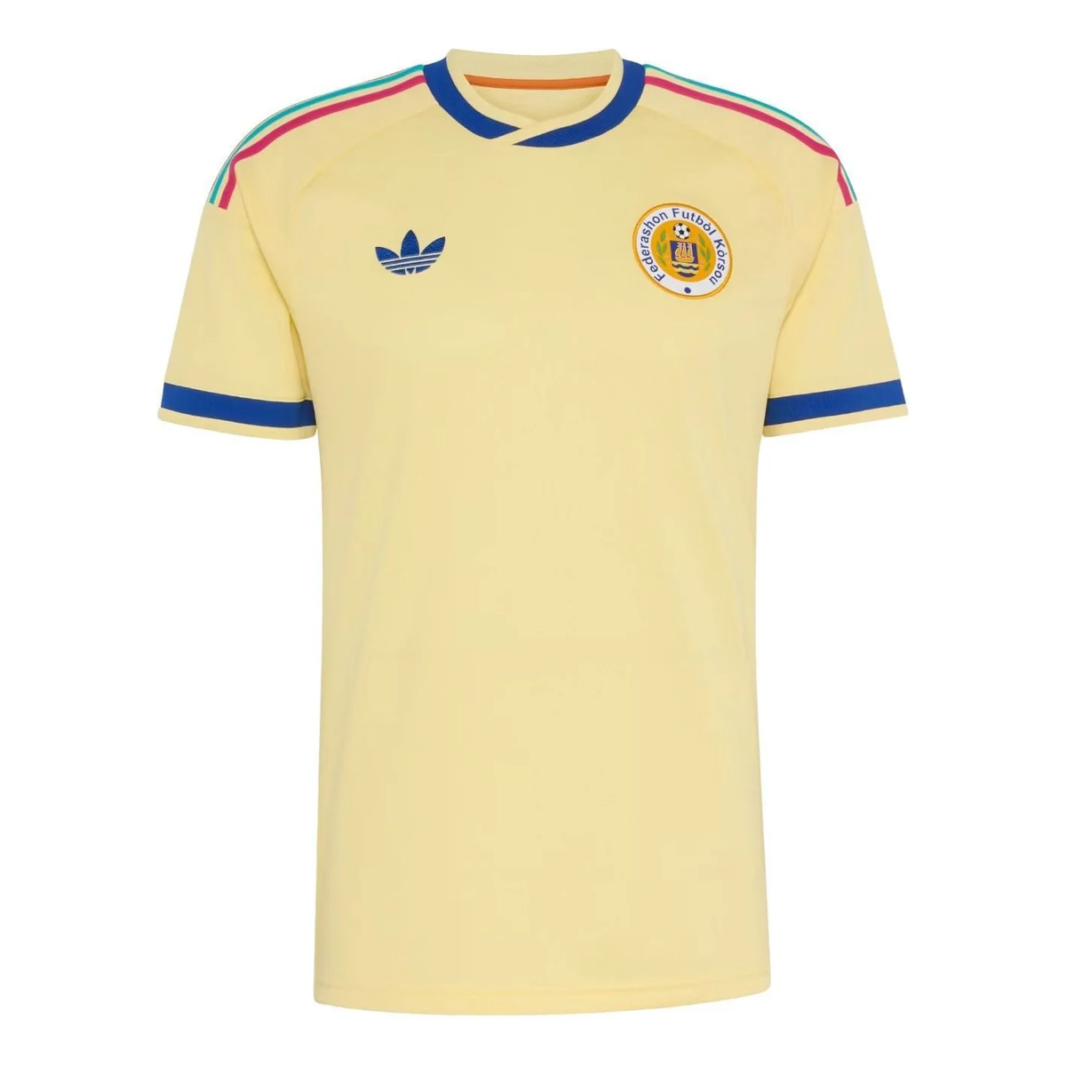adidas Curaçao 2026 Away Jersey, Almost Yellow, Asia Sizing LE3406