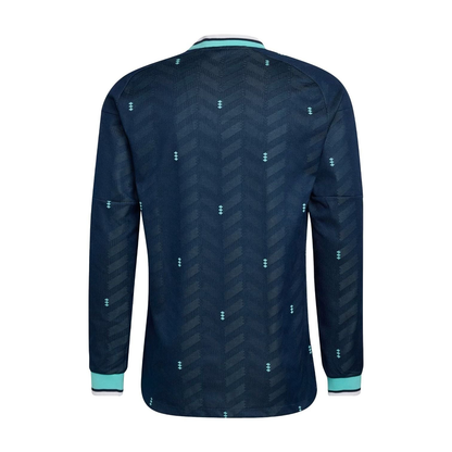 adidas Germany 2026 Away Authentic Long Sleeve Jersey, Collegiate Navy, Asia Sizing JM1382