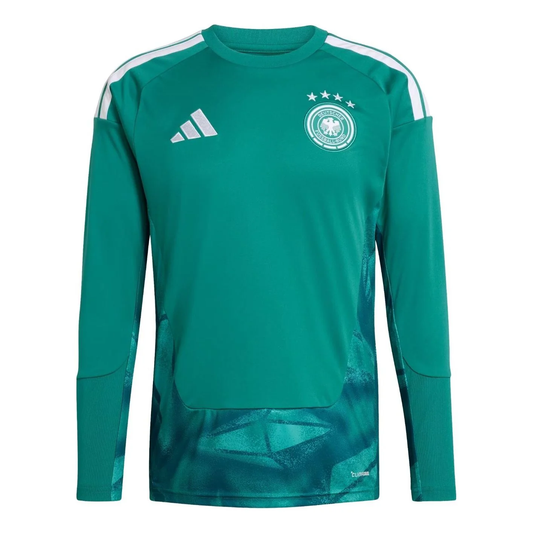 adidas Germany 26 Home Goalkeeper Long Sleeve Jersey, Active Green, Asia Sizing JM3716