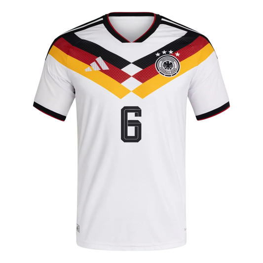 adidas Joshua Kimmich Germany 26 Home Authentic Jersey, White, Asia Sizing KX4992