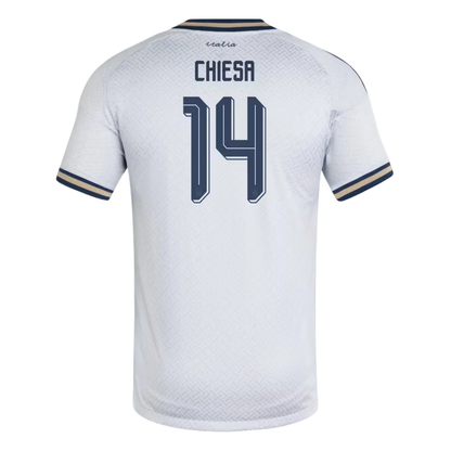adidas Federico Chiesa Italy 26 Away Authentic Jersey, Aeroblue, Asia Sizing KX1513