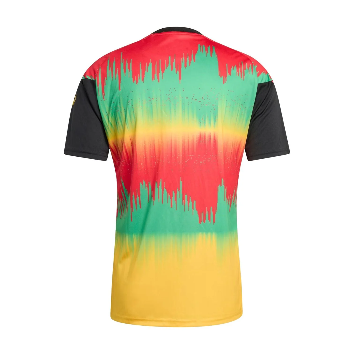 adidas Jamaica 2026 x Bob Marley Home Pre-Match Jersey, Bold Gold/Vivid Green/Pure Ruby, Asia Sizing KA1905