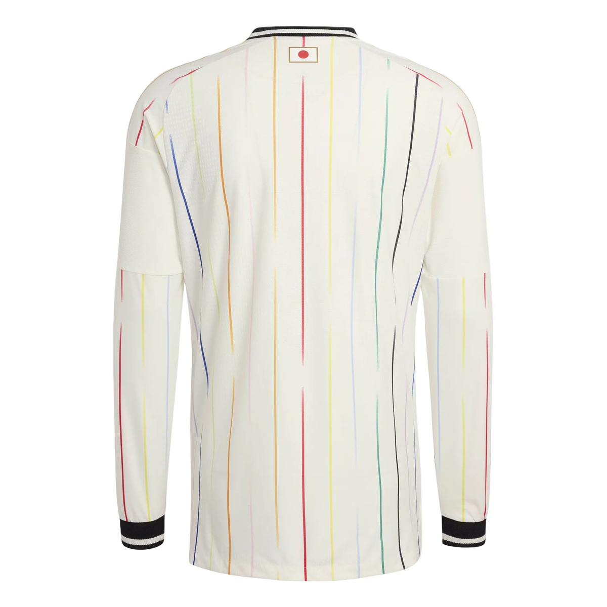 Adidas Japan 26 Away Authentic Long-Sleeve Jersey, Off White & Black Asia Sizing JZ9698