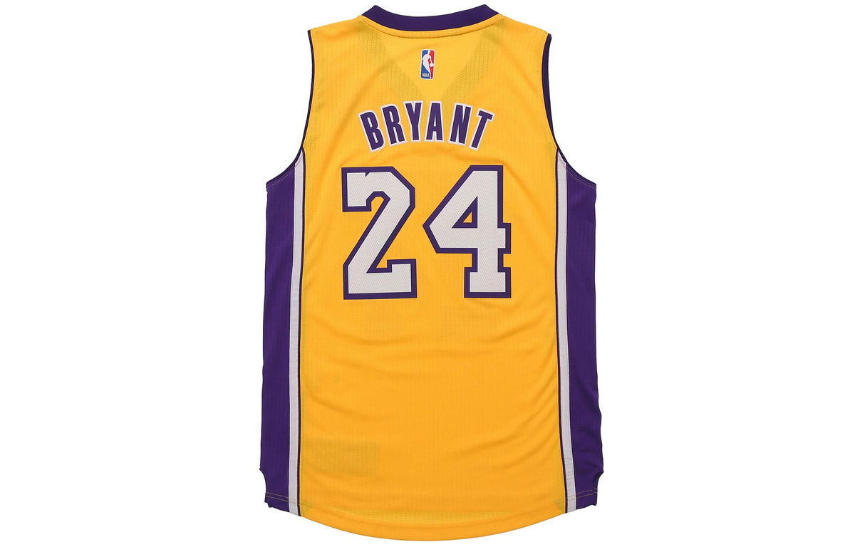 adidas Kobe Bryant Los Angeles Lakers Men’s Jersey, Yellow  - A45978