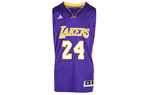 Adidas NBA Kobe Bryant Los Angeles Lakers Jersey, Purple/Gold - A45975