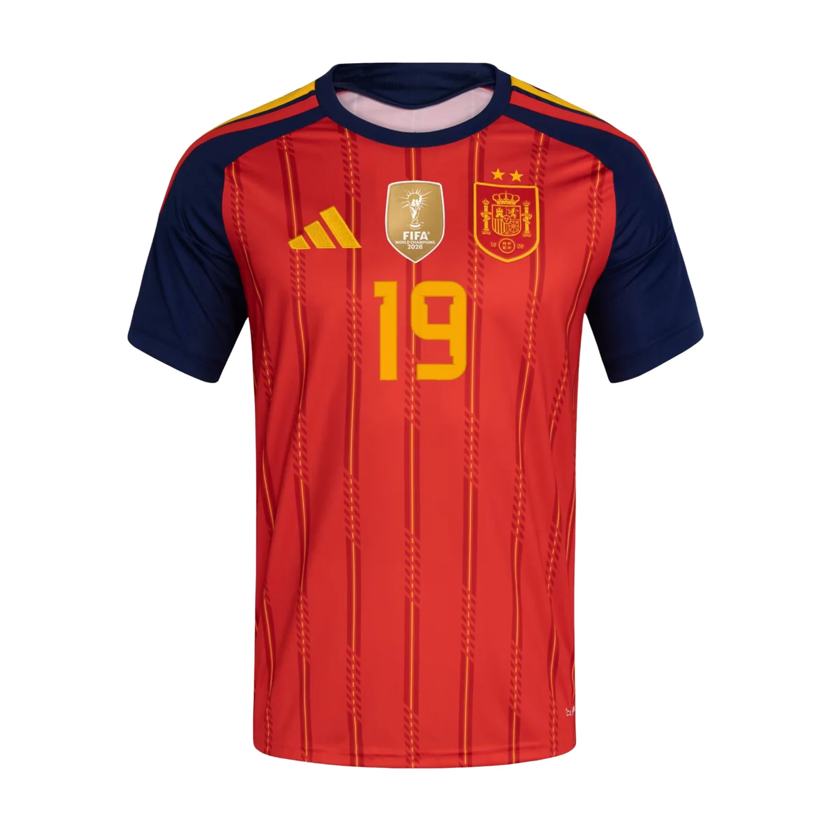 adidas Lamine Yamal Spain 26 Home Winners Jersey - Vivid Red (Asia Sizing) LI1311