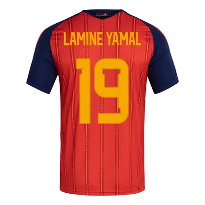 adidas Lamine Yamal Spain 26 Home Winners Jersey - Vivid Red (Asia Sizing) LI1311