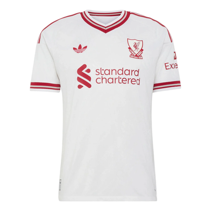 Adidas Liverpool FC 2026-27 Authentic Away Jersey - White - KA6859
