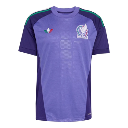 adidas Mexico 2026 Away Goalkeeper Jersey, Purple, Asia Sizing KA8566