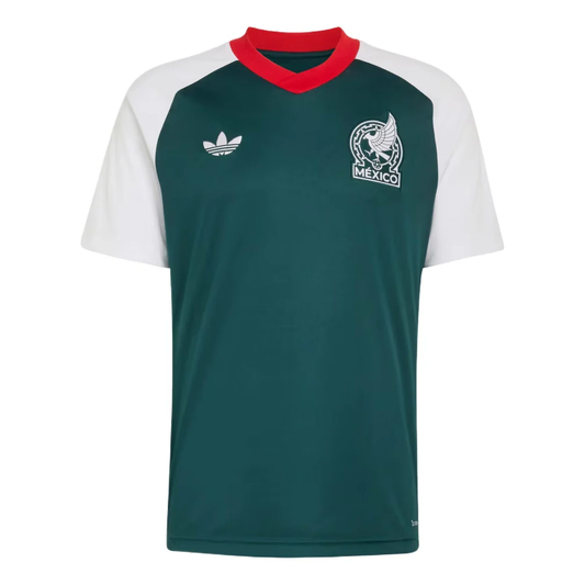 adidas Mexico 26 Away Pre-Match Jersey, White & Aurora Ivy Asia Sizing JY5488