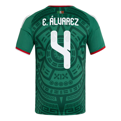 adidas Mexico 26 Home Julian Alvarez Jersey, Bold Green, Asia Sizing KW7741