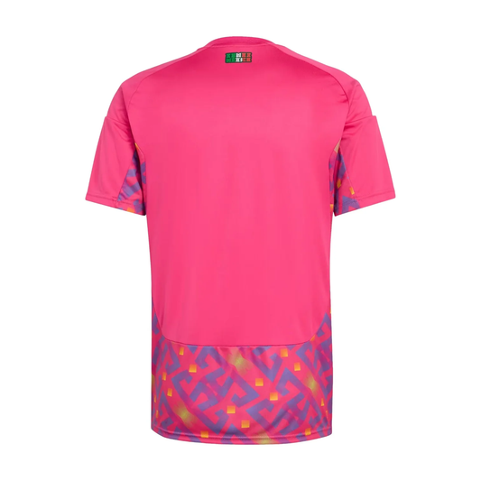 adidas Mexico 26 Home Goalkeeper Jersey, Team Real Magenta, Asia Sizing JM8887