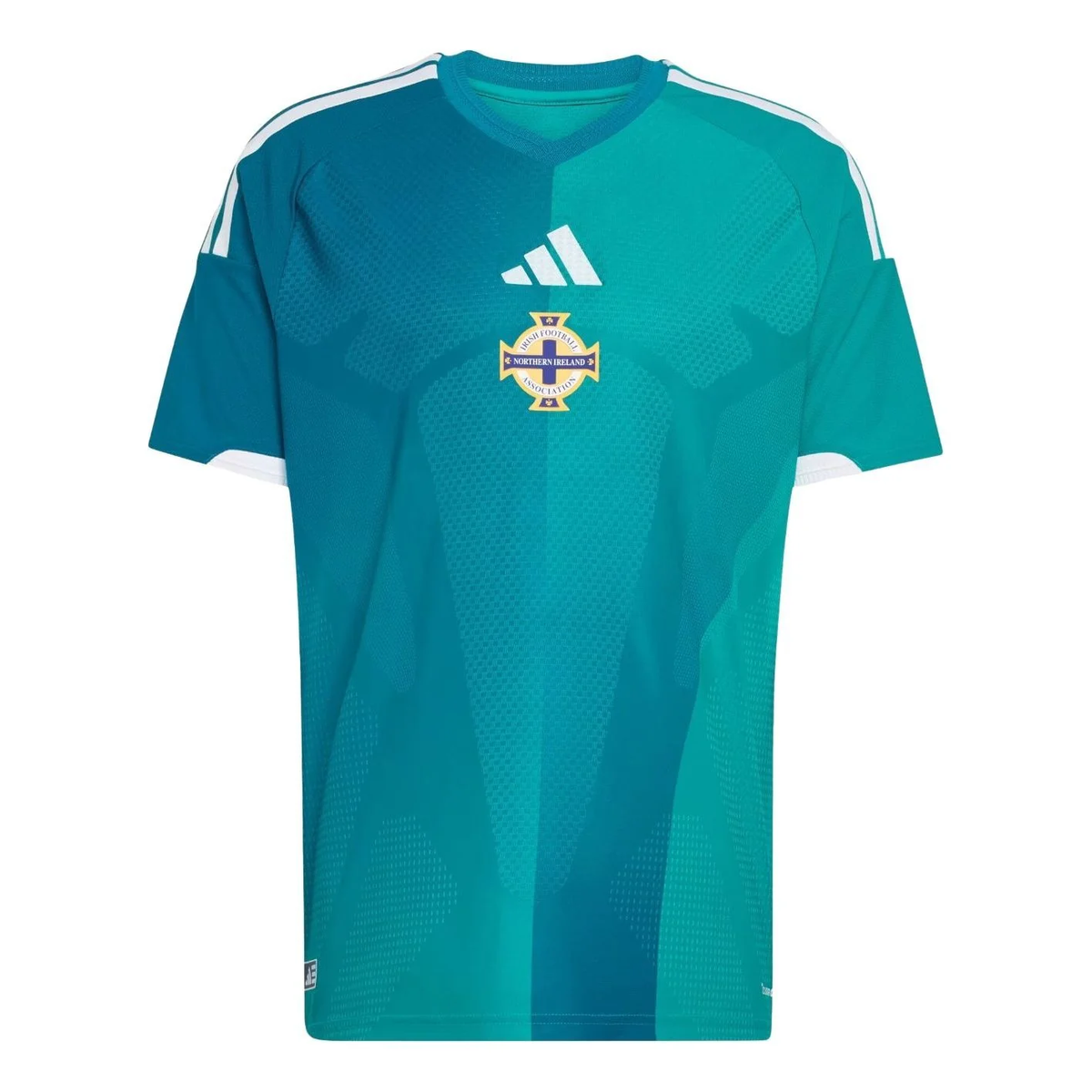 adidas Northern Ireland 26 Home Authentic Jersey, Glory Green & White Asia Sizing KC2983