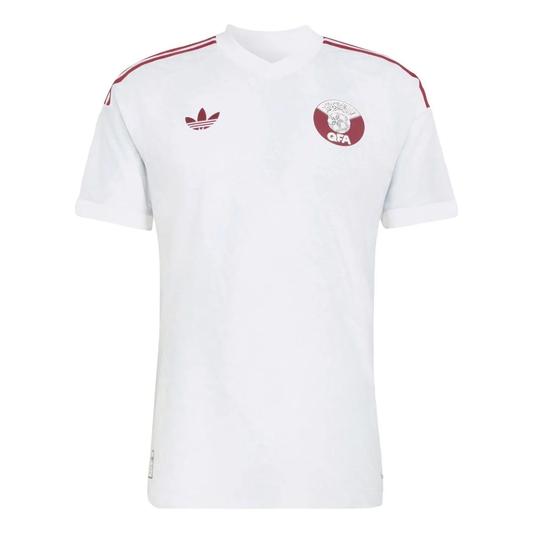 adidas Qatar 2026 Away Authentic Jersey, White, Asia Sizing KF0839