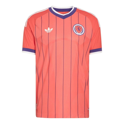 adidas Scotland 2026 Away Authentic Jersey, Trace Scarlet, Asia Sizing KC2944