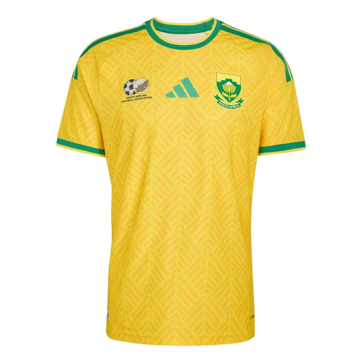 adidas South Africa 26 Home Authentic Jersey, Team Yellow, Asia Sizing KY2232