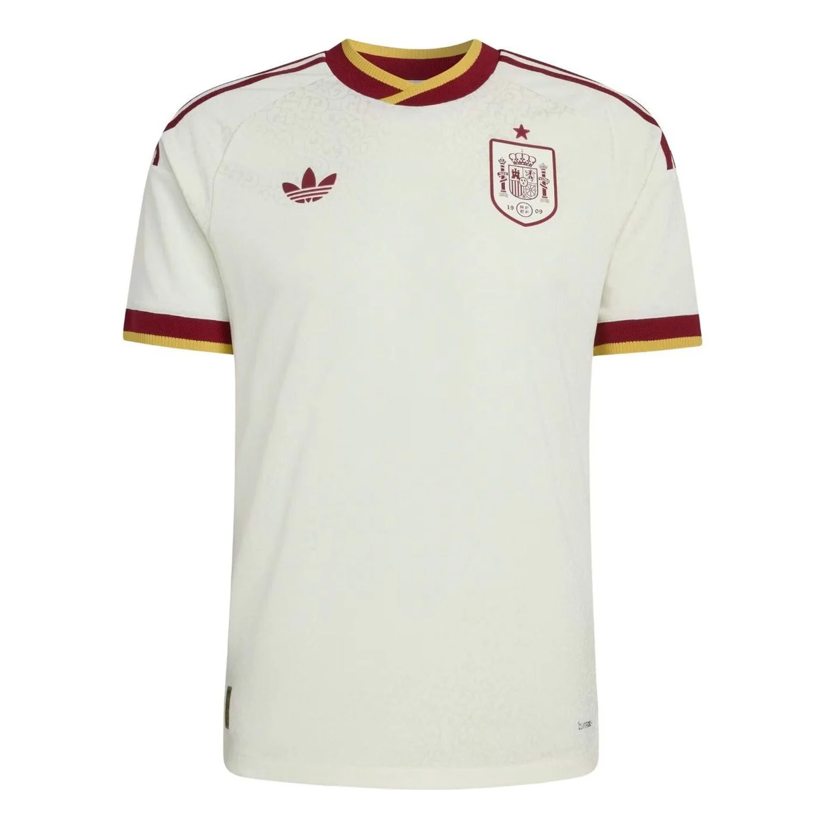 adidas Spain 2026 Away Authentic Jersey, Off White Asia Sizing JN4392