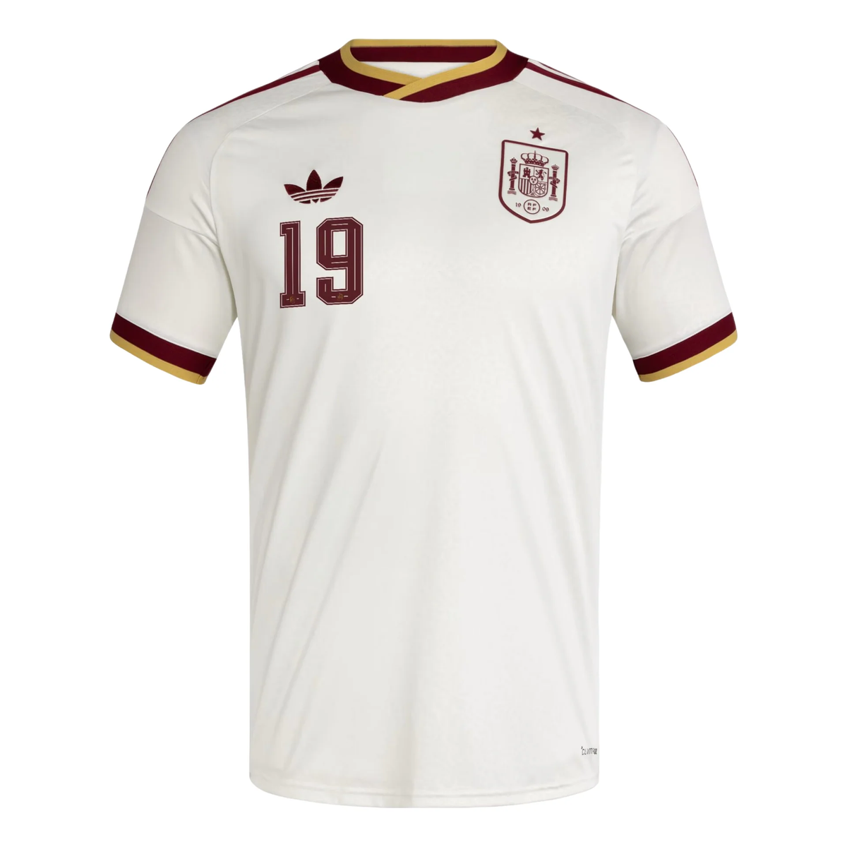 adidas Lamine Yamal Spain 26 Away Jersey, Off White Asia Sizing KW9063