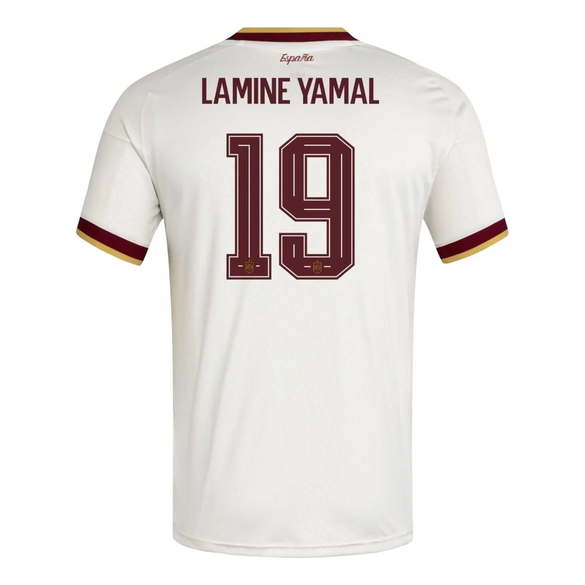 adidas Lamine Yamal Spain 26 Away Jersey, Off White Asia Sizing KW9063