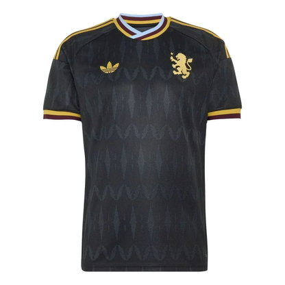 adidas x Aston Villa 2026-27 Away Soccer Jersey - Black (Asia Sizing) JZ4734