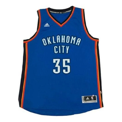 Adidas x NBA Oklahoma City International Swingman Jersey - Blue White Red - A46194