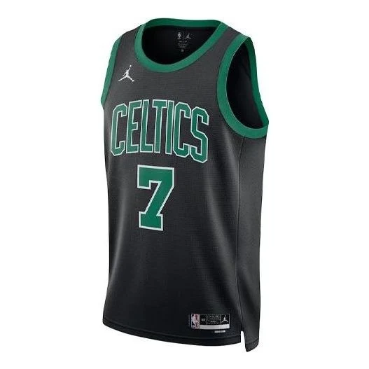 Air Jordan Brand NBA Boston Celtics Swingman Jersey – Jaylen Brown Black Green - DO9519-011