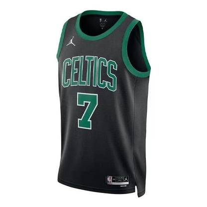 Air Jordan Brand NBA Boston Celtics Swingman Jersey – Jaylen Brown Black Green - DO9519-011