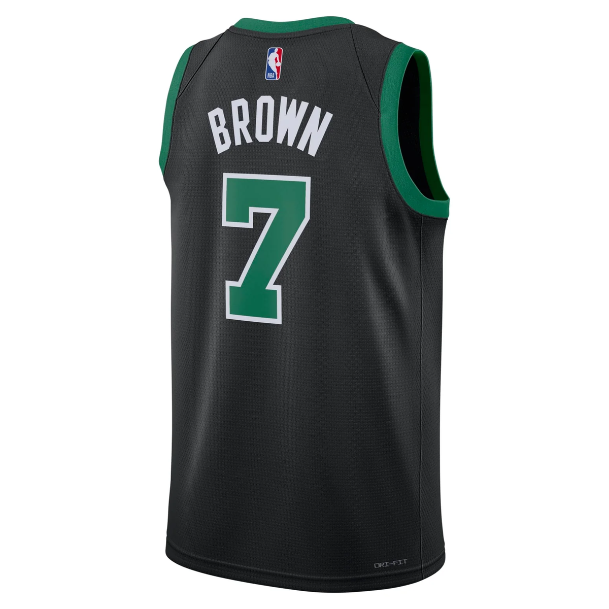 Air Jordan Brand NBA Boston Celtics Swingman Jersey – Jaylen Brown Black Green - DO9519-011