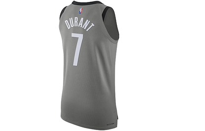 Air Jordan Brooklyn Nets Kevin Durant Jersey - Grey - DB3472-002