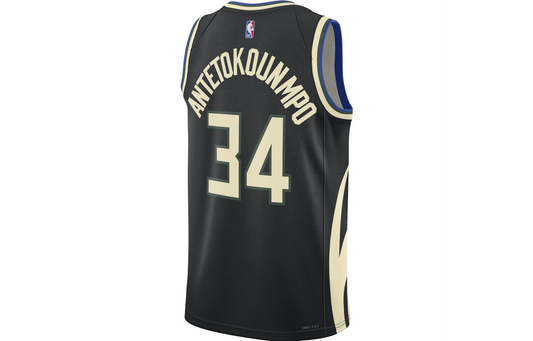 Air Jordan Dri-FIT NBA Giannis Antetokounmpo Swingman Jersey - Black - DO9533-010