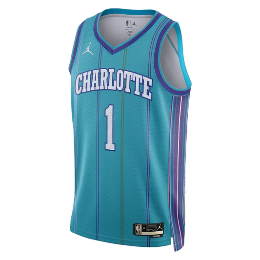 Air Jordan Dri-FIT x NBA LaMelo Ball Charlotte Hornets 2023/24 Swingman Jersey #1 – Teal