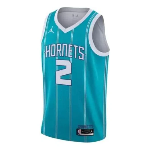Air Jordan x NBA LaMelo Ball #2 Charlotte Hornets 2022–2023 Icon Edition Swingman Jersey - CN8016-453