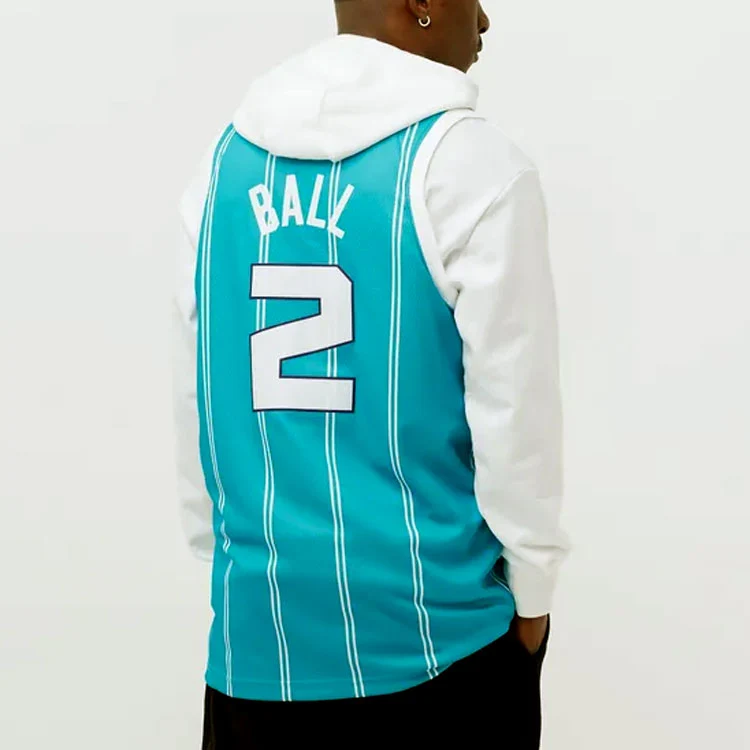 Air Jordan x NBA LaMelo Ball #2 Charlotte Hornets 2022–2023 Icon Edition Swingman Jersey - CN8016-453