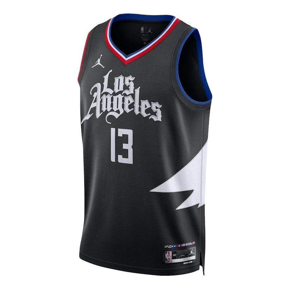 Air Jordan Los Angeles Clippers Statement Edition Dri-FIT NBA Swingman Jersey - Black - DO9529-011