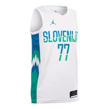 Air Jordan Luka Dončič Slovenia 2023 Limited Edition Swingman Home Jersey #77 – SV0046-100