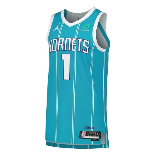 Air Jordan x NBA LaMelo Ball Charlotte Hornets 2022/23 Icon Edition Dri-FIT Swingman Jersey #1 – Teal