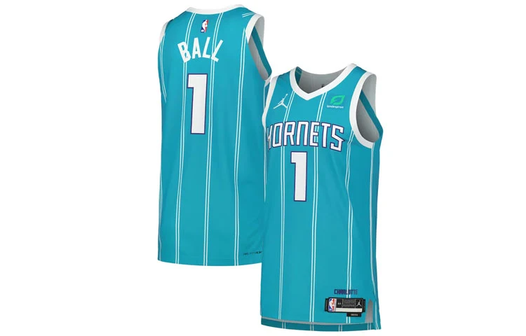Air Jordan x NBA LaMelo Ball Charlotte Hornets 2022/23 Icon Edition Dri-FIT Swingman Jersey #1 – Teal