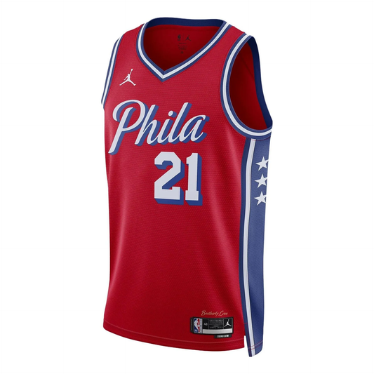 Air Jordan x NBA Dri-FIT Philadelphia 76ers Statement Edition Swingman Jersey - DO9539-658