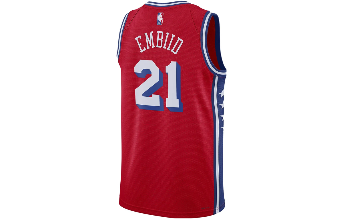 Air Jordan x NBA Dri-FIT Philadelphia 76ers Statement Edition Swingman Jersey - DO9539-658