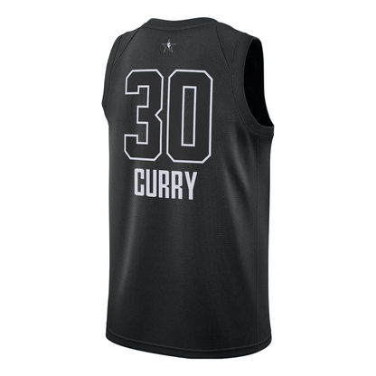 Air Jordan x NBA Stephen Curry Golden State Warriors All-Star Edition Swingman Jersey #30 – Black