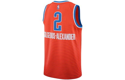 Air Jordan x NBA Shai Gilgeous-Alexander Oklahoma City Thunder Statement Edition Swingman Jersey #2 – Navy